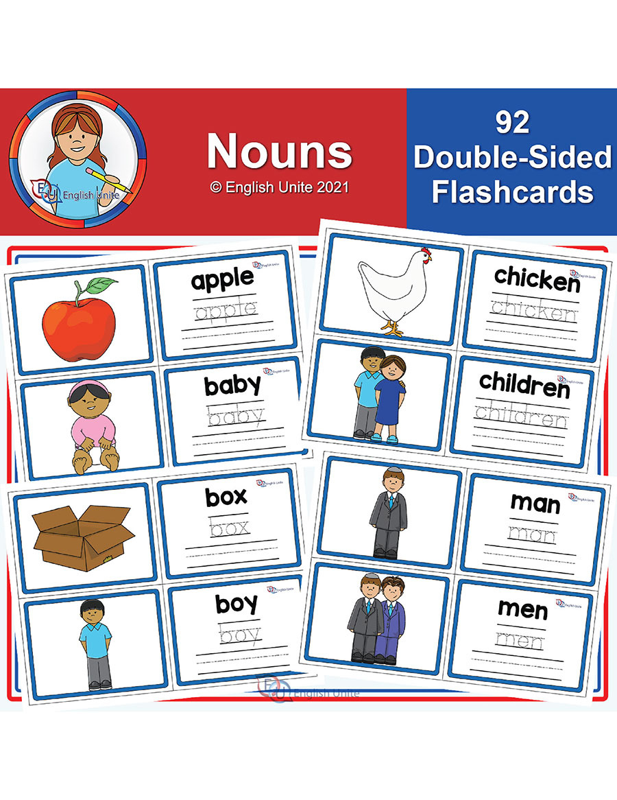English Unite - Flashcard Set - Nouns throughout Free Printable Noun Picture Cards