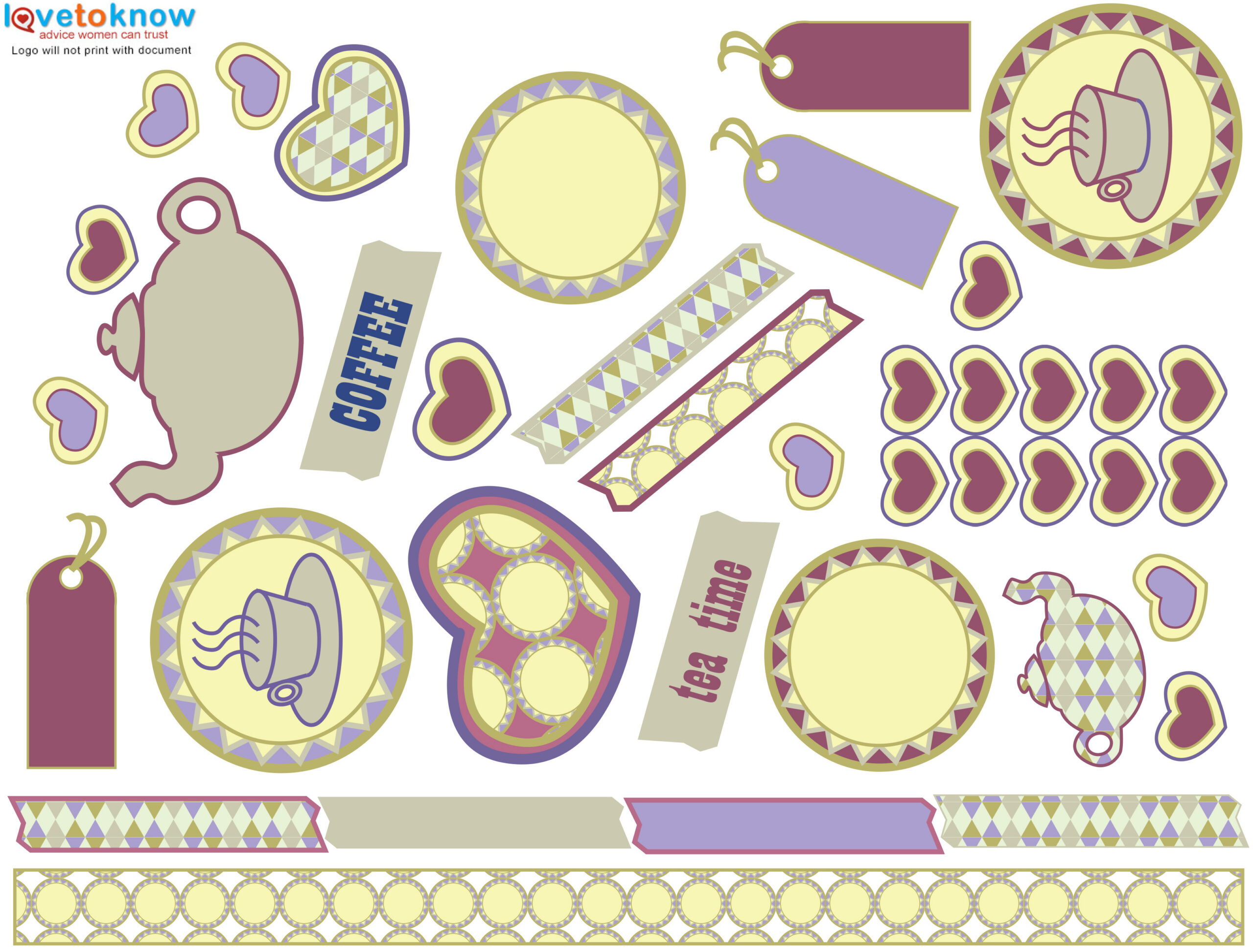 Enhance Your Scrapbooking With Free Printable Resources | Lovetoknow pertaining to Free Printable Scrapbook Decorations