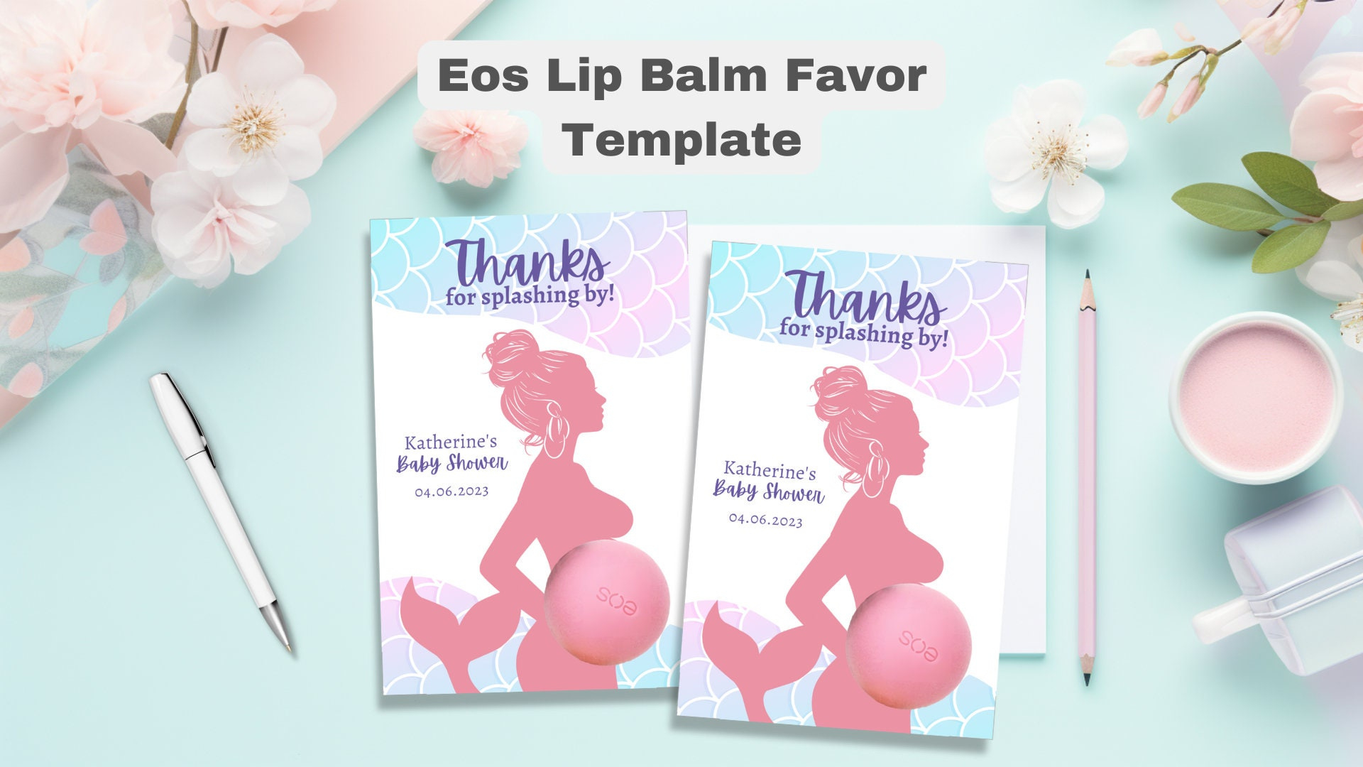 Eos Baby Shower Favor Tags Customizable Instant Download Printable throughout Free Printable Eos Baby Shower Template