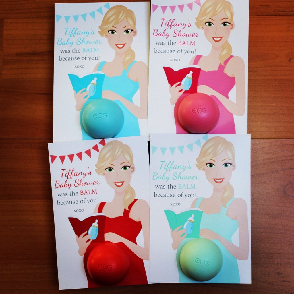 Eos Baby Shower Favors - Eos Balm Holder - Printable Favor Tags intended for Free Printable Eos Baby Shower Template