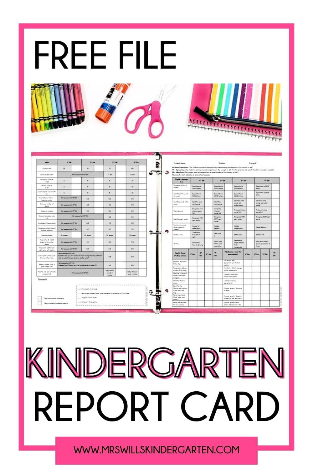 Esgi In Under 5 Minutes intended for Free Printable Kindergarten Report Cards