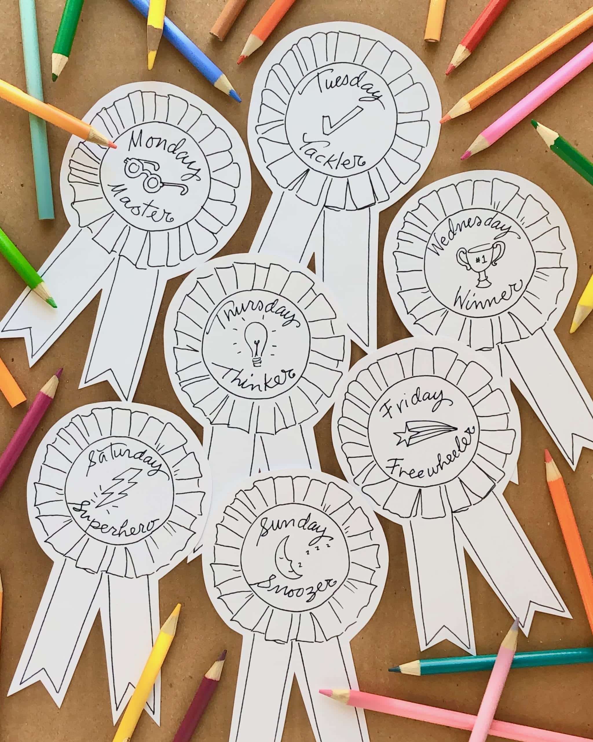 Everyday Prize Ribbons for Free Printable Ribbons
