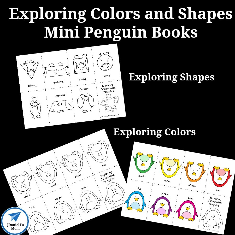 Exploring Colors And Shapes Mini Penguin Books - Jdaniel4S Mom within Free Printable Penguin Books