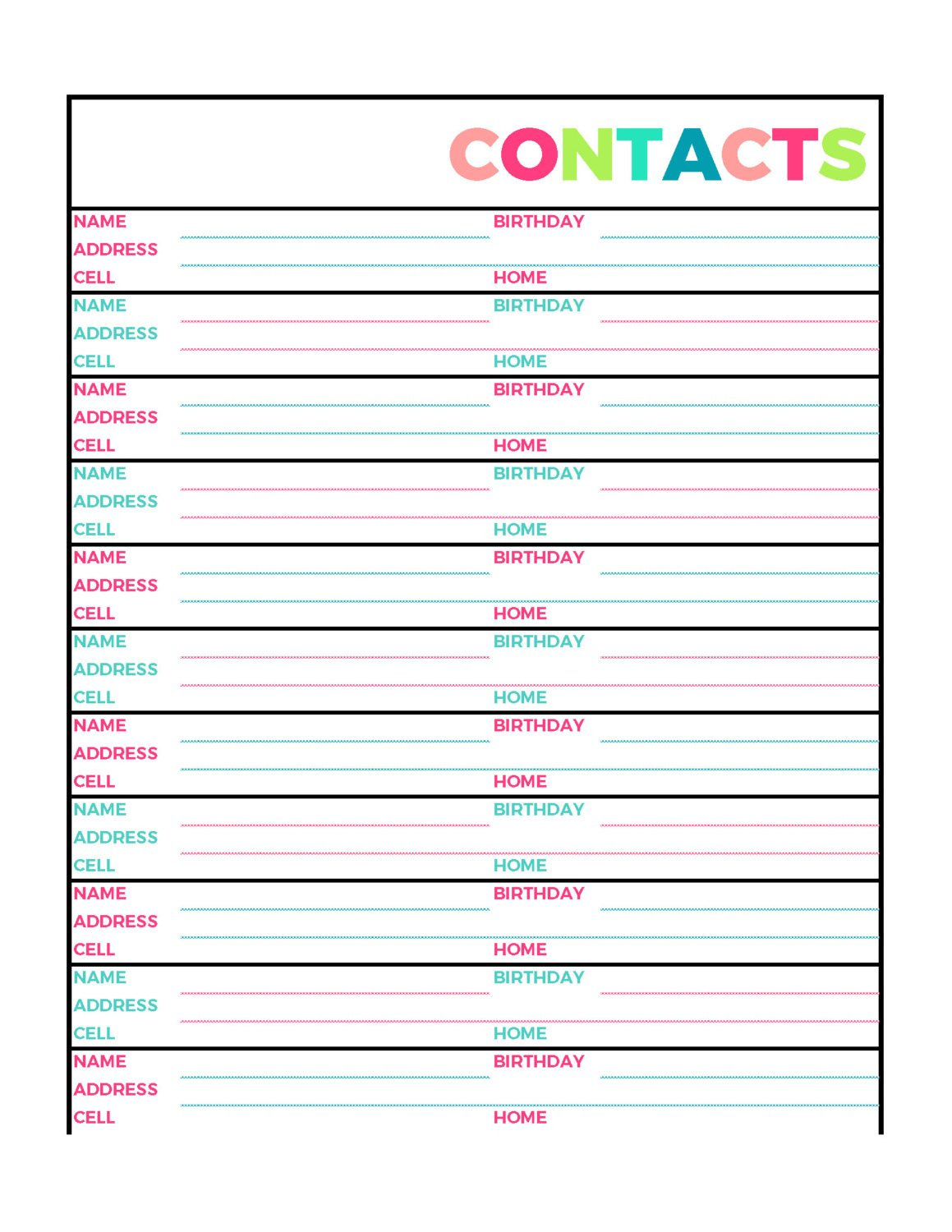 Ez Home And Office Software Ez Home & Office Address Book Software within Free Printable Address Book Software