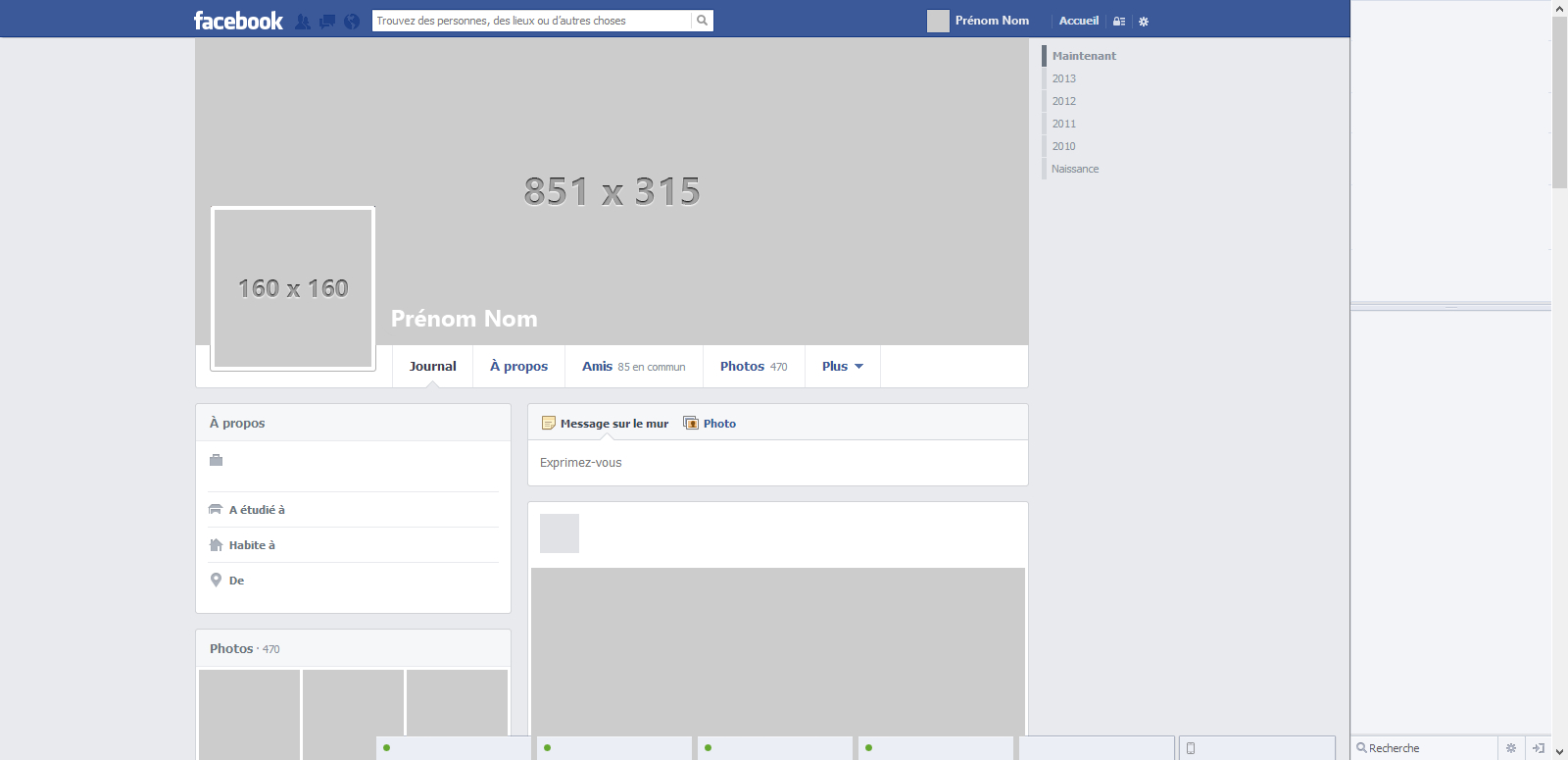 Facebook Templatenicolasmzrd On Deviantart pertaining to Free Printable Facebook Template