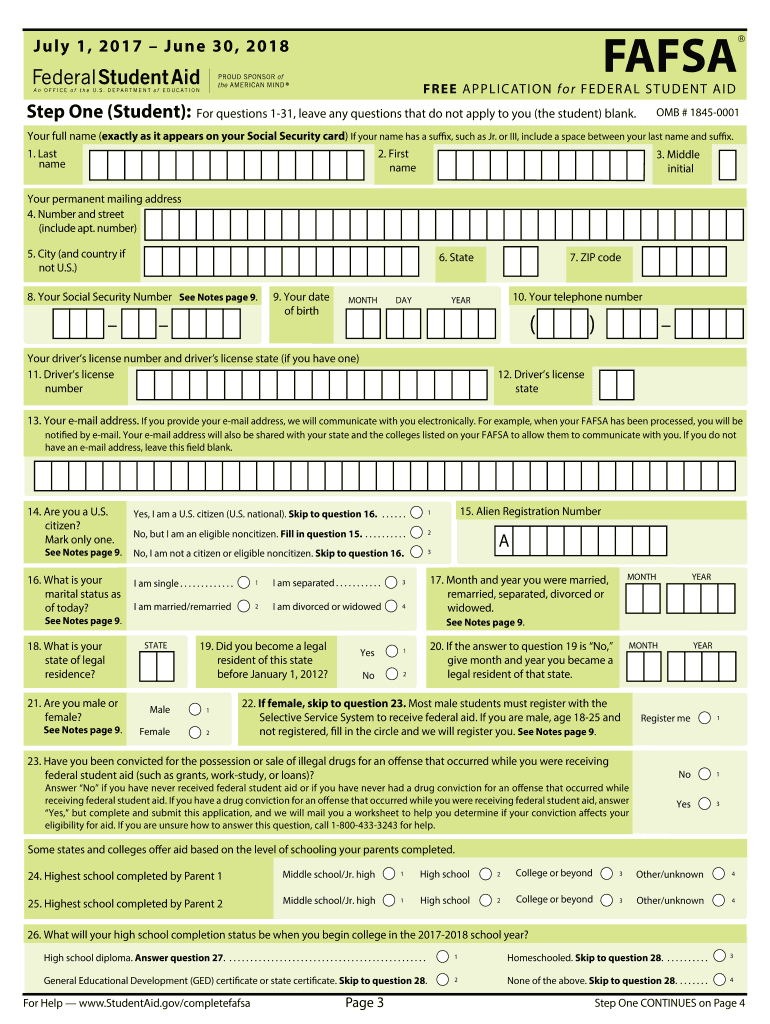 Fafsa Form - Fill And Sign Printable Template Online - Worksheets with Free Printable Fafsa Application Form