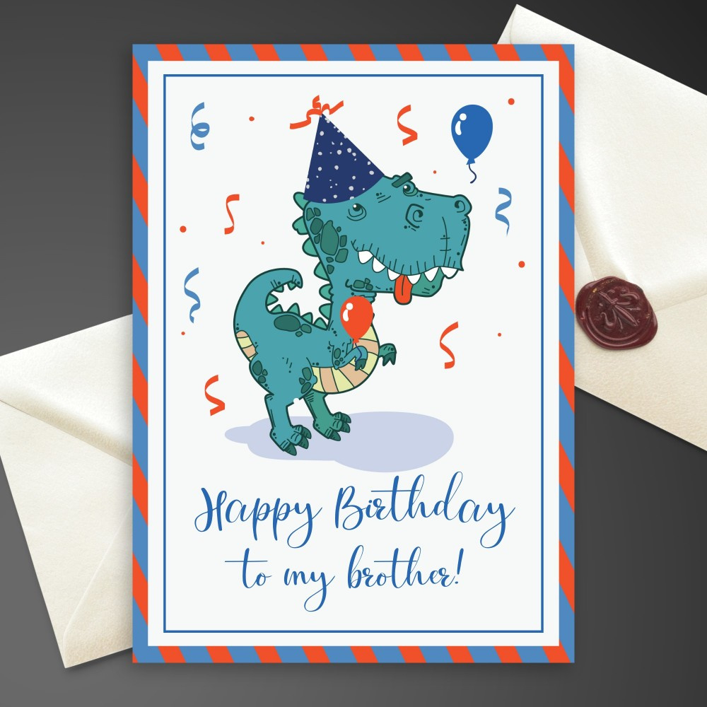 Family Birthday Cards - Customize &amp;amp; Print Or Download with Free Printable Birthday Cards For Brother