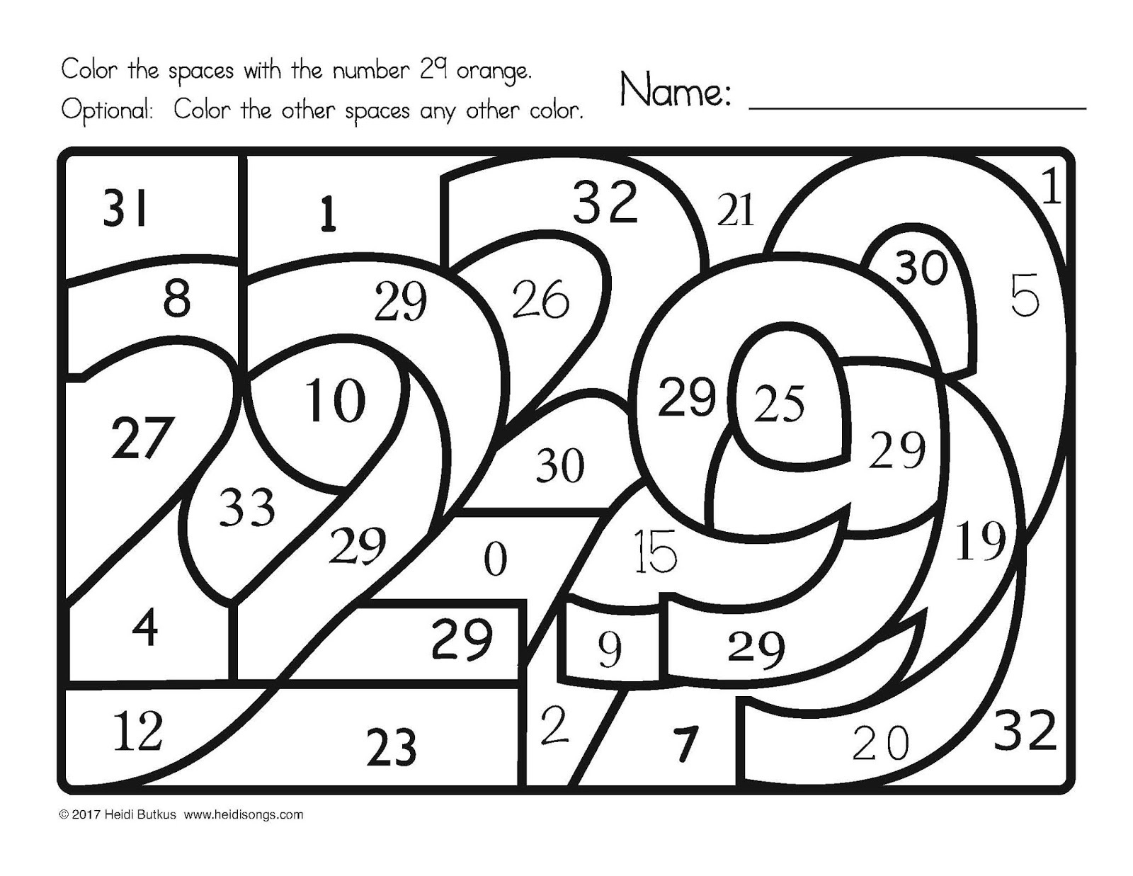 Find The Number! 1-30 Worksheets! for Homeschooling Paradise Free Printable Math Worksheets Third Grade