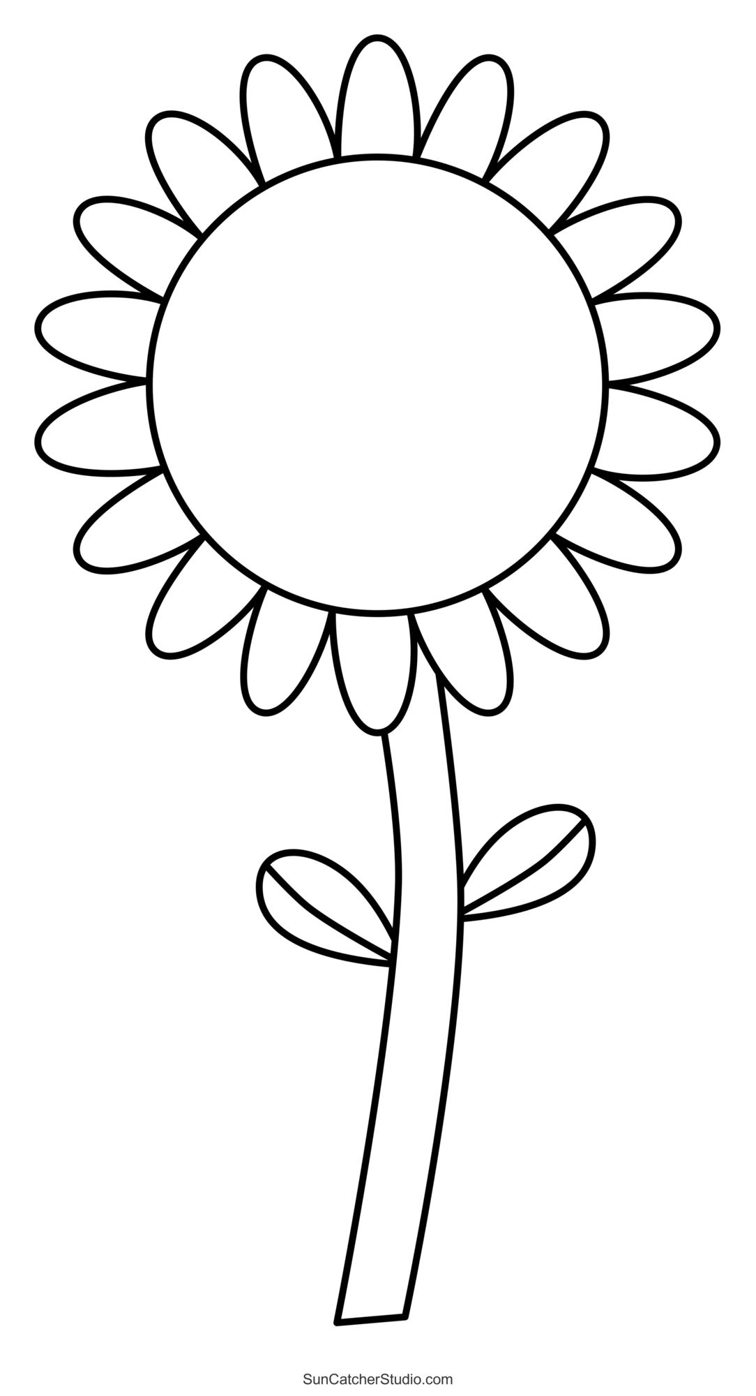 Flower Templates, Patterns, Svg Files (Printable Stencils) – Free within Free Printable Flower Template