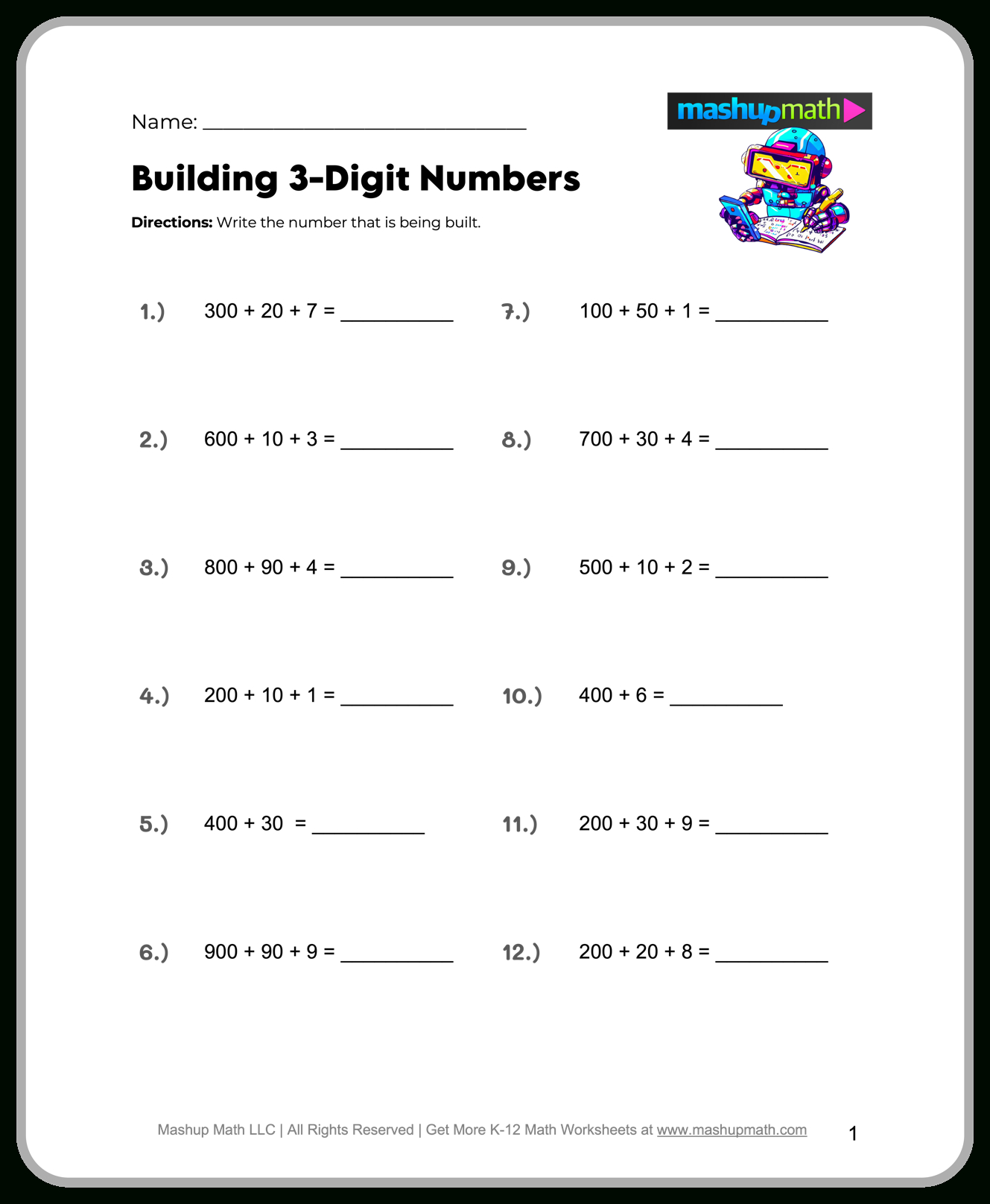 Free 4Th Grade Math Worksheets—Printable — Mashup Math pertaining to Free Printable Math Workbooks