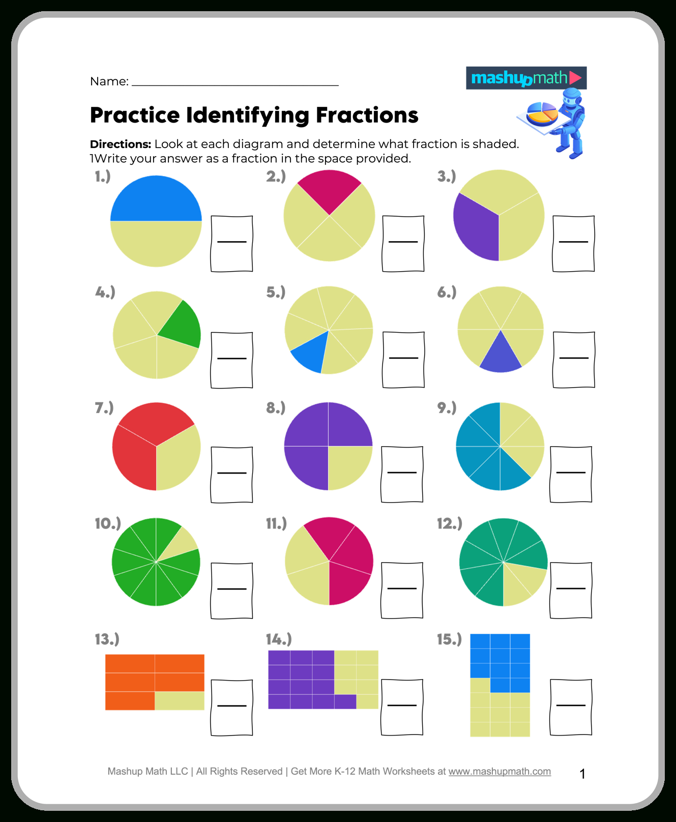 Free 4Th Grade Math Worksheets—Printable — Mashup Math throughout Free Printable Math Worksheets For 4Th Grade