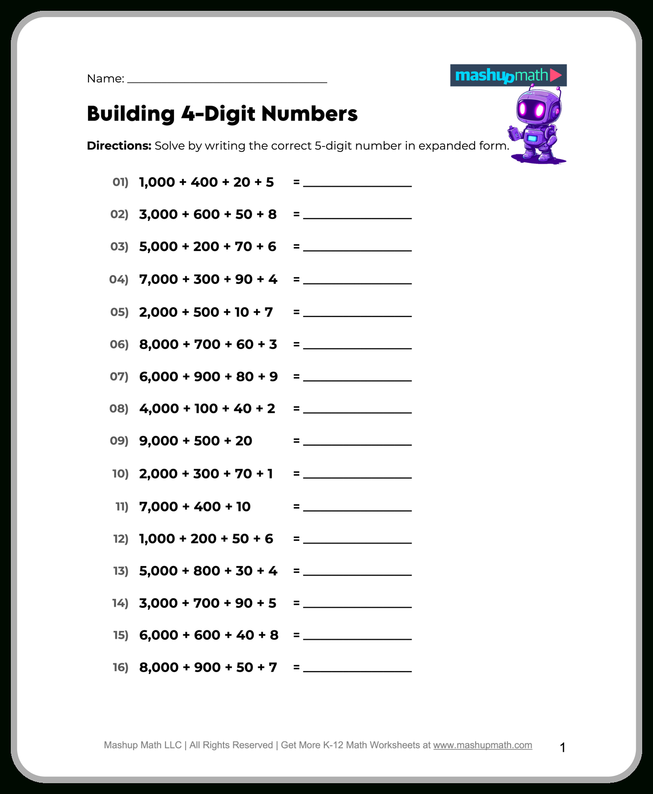 Free 5Th Grade Math Worksheets—Printable W/ Answers — Mashup Math with regard to Free Printable 5Th Grade Math Worksheets