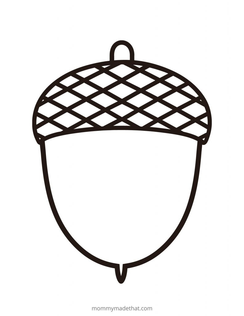 Free Acorn Template Printables intended for Acorn Template Free Printable