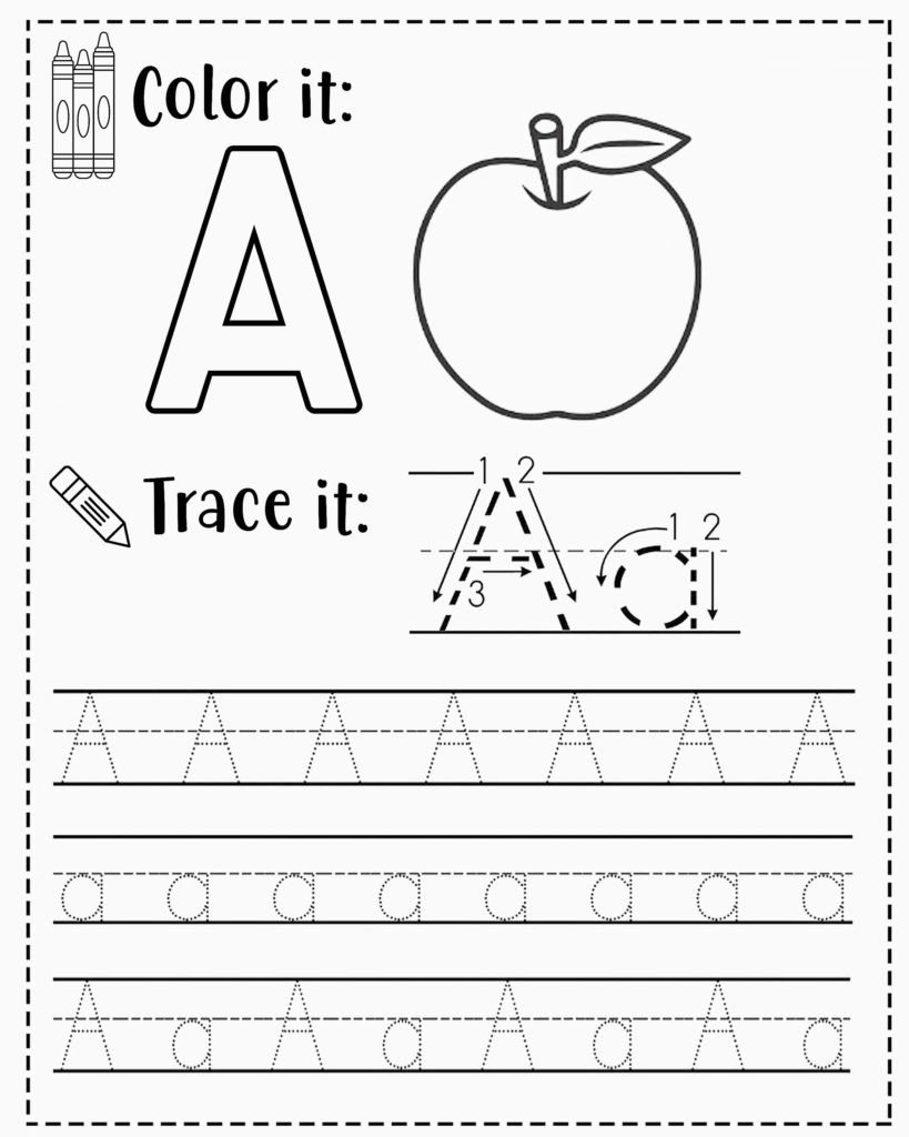 Free Alphabet Tracing Worksheets For Preschoolers - Worksheets Library in Free Printable Letter Tracing Sheets