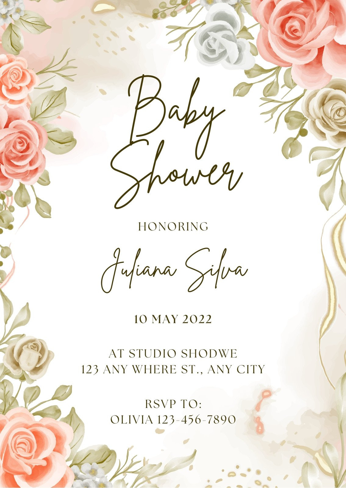 Free And Customizable Baby Shower Templates pertaining to Free Printable Baby Shower Invitations