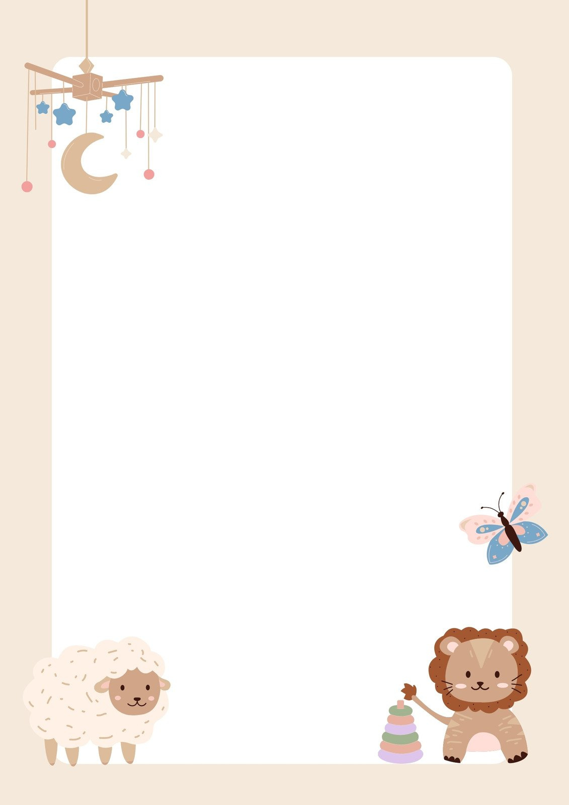 Free And Customizable Baby Templates with regard to Free Printable Baby Cards Templates