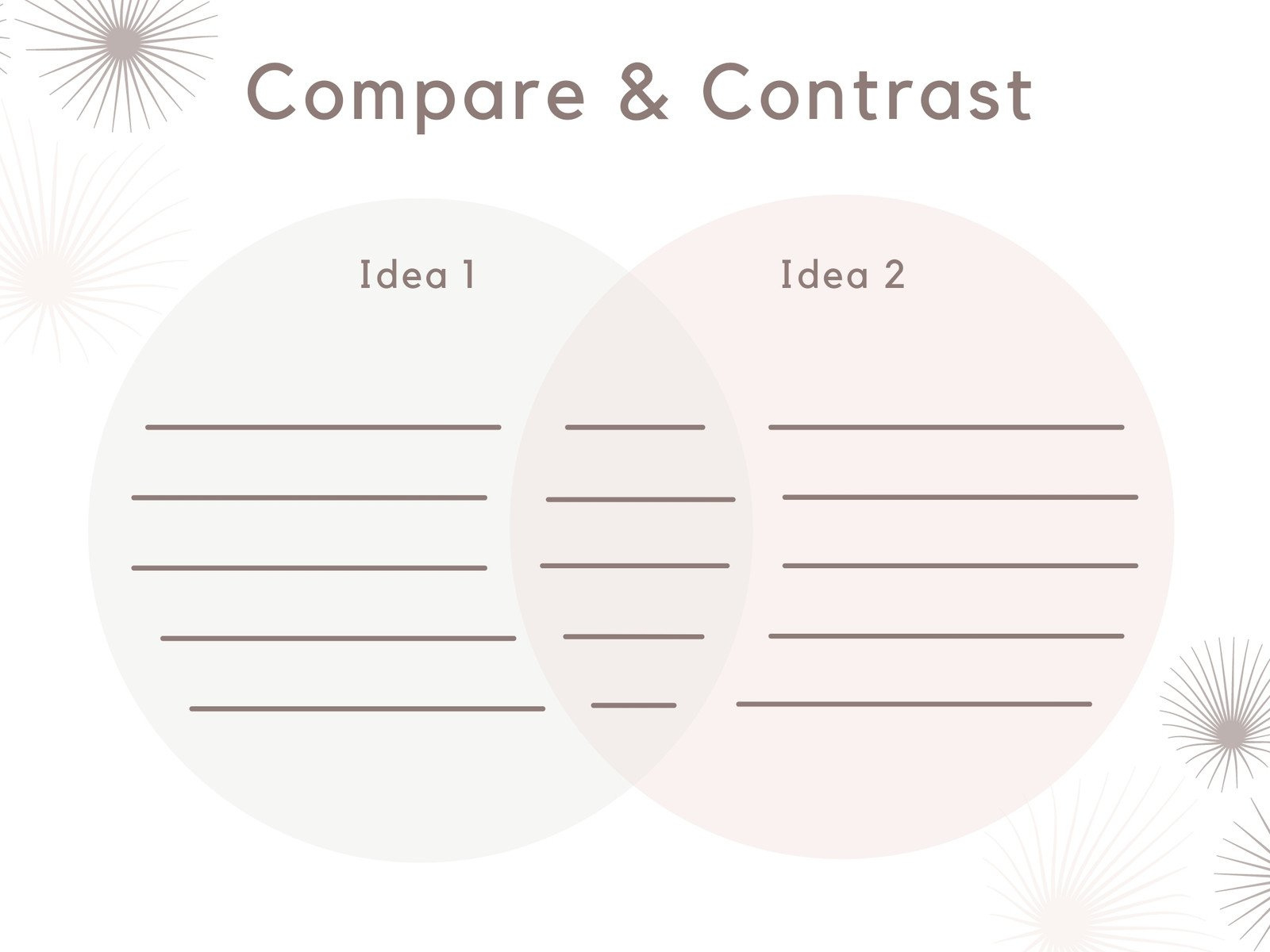 Free And Customizable Compare And Contrast Templates | Canva intended for Free Printable Compare And Contrast Graphic Organizer