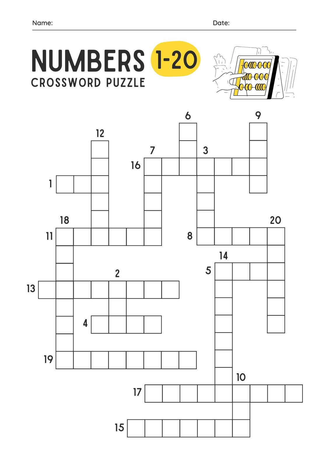 Free And Customizable Crossword Puzzle Templates | Canva with Crossword Maker Free And Printable
