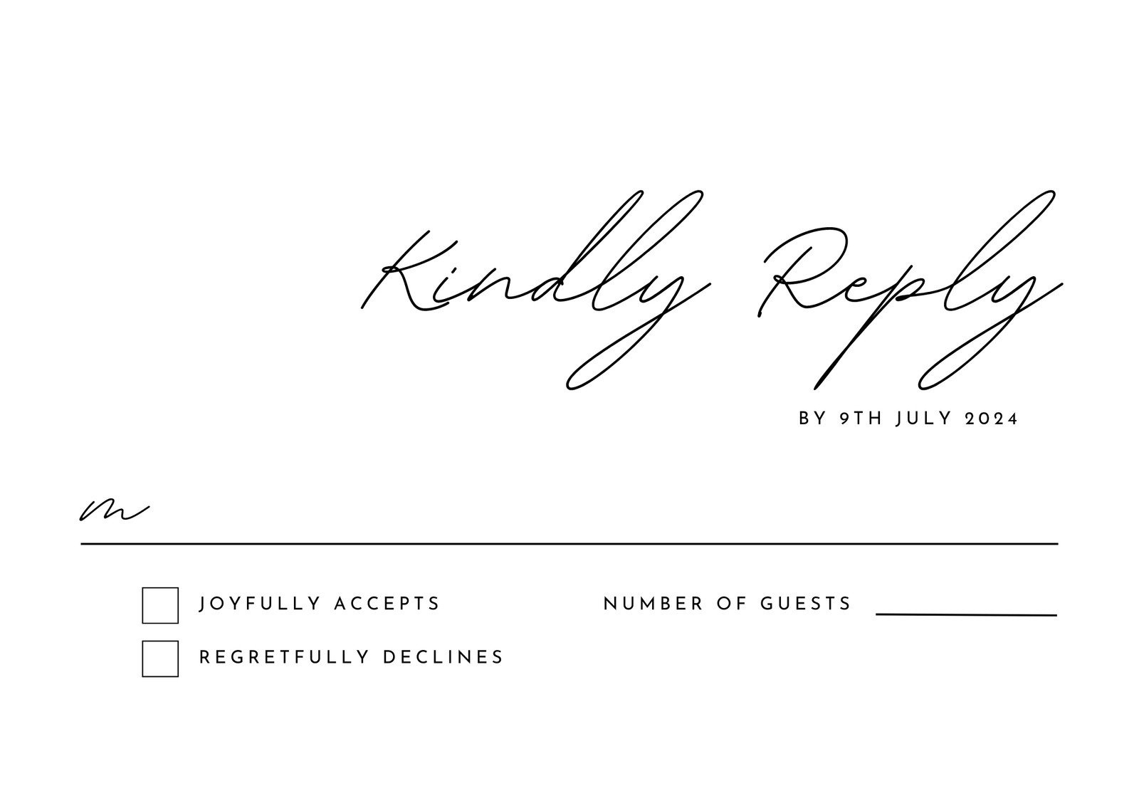 Free And Customizable Rsvp Templates | Canva for Free Printable Rsvp Cards