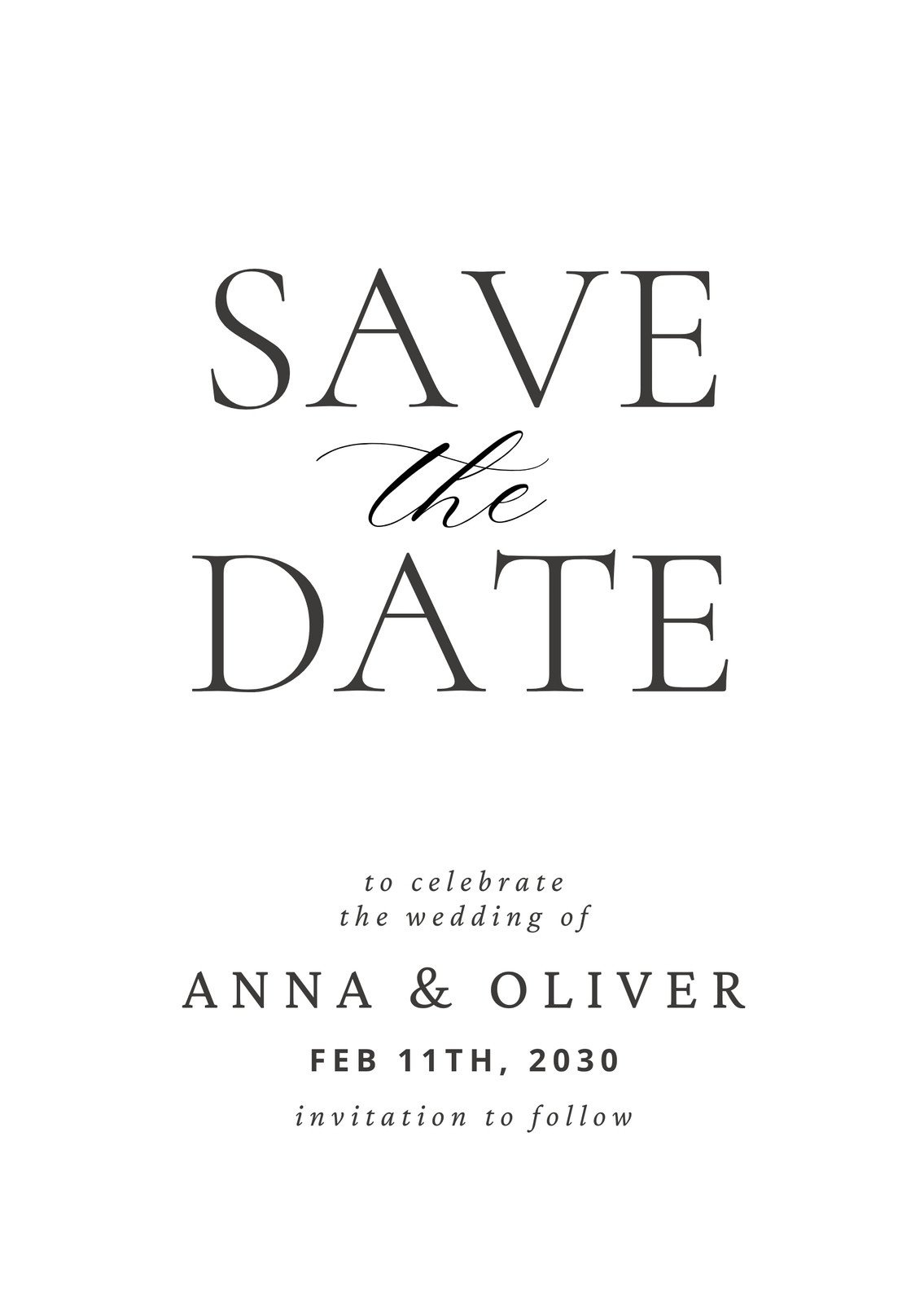 Free And Customizable Save The Date Templates | Canva pertaining to Free Printable Save The Date Templates