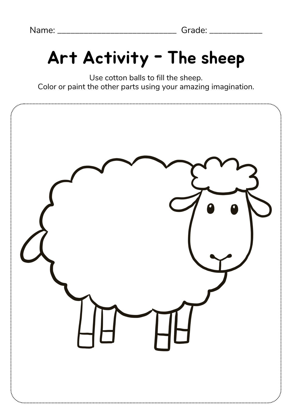 Free And Customizable Sheep Templates intended for Free Printable Pictures Of Sheep