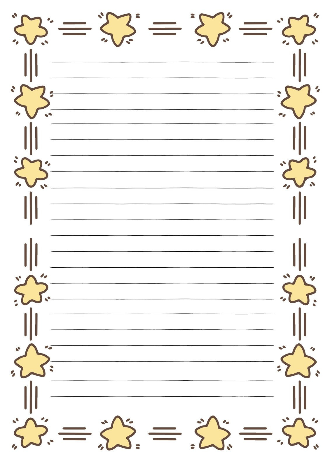 Free And Customizable Star Templates intended for Free Printable Star Border Paper
