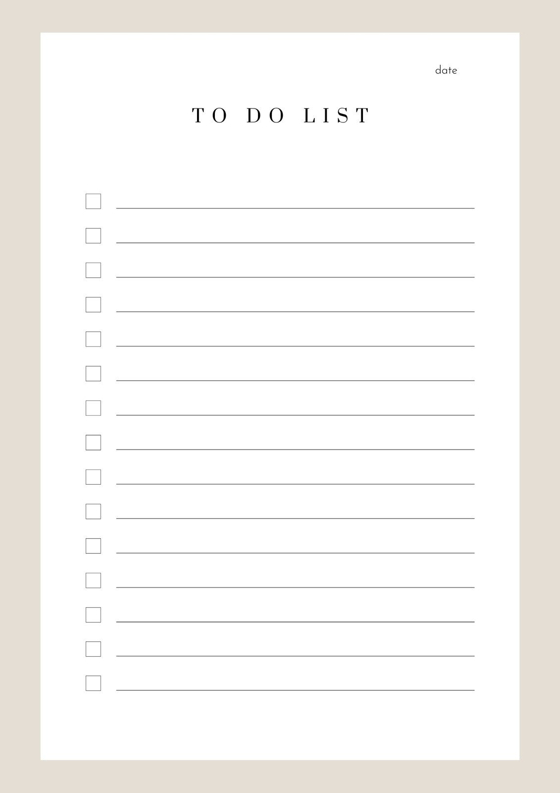 Free And Customizable To Do List Templates throughout Free Printable To Do Charts
