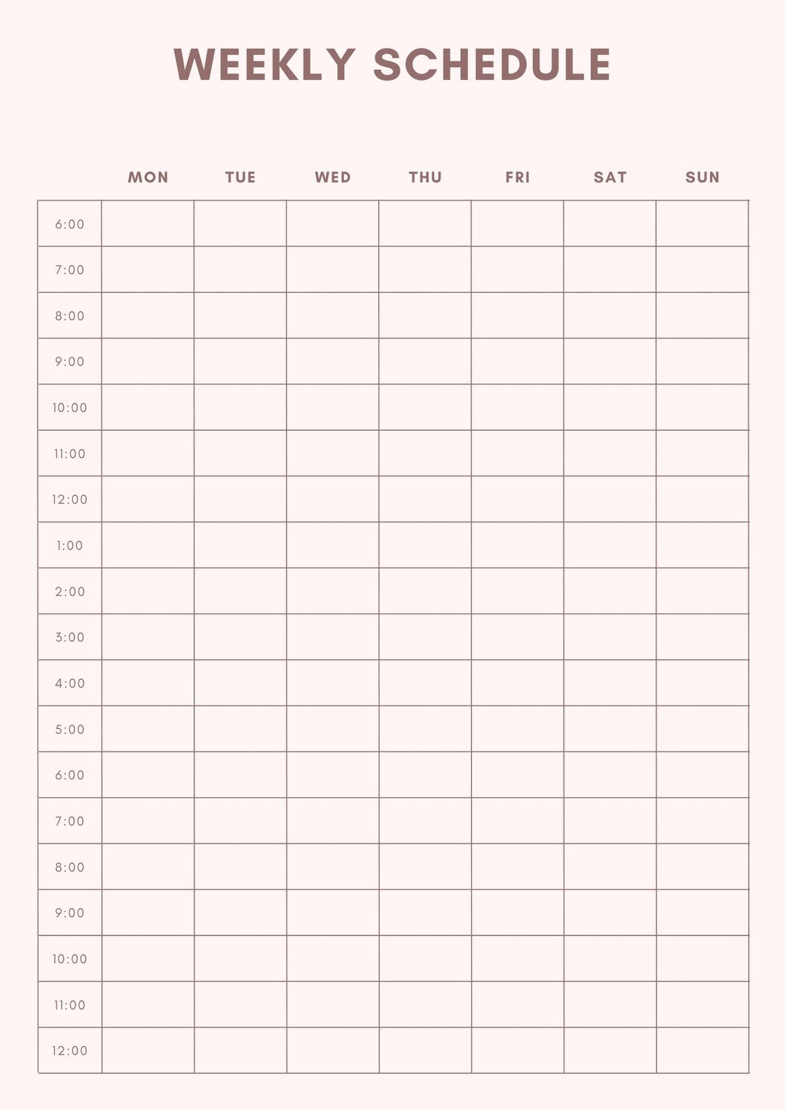 Free And Customizable Weekly Planner Templates | Canva inside Free Printable Weekly Appointment Sheets