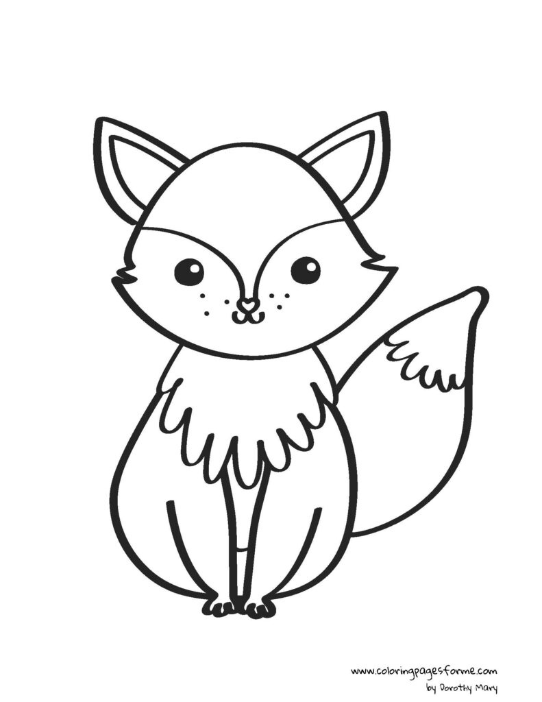 Free And Printable Forest Animals Coloring Pages For Kids inside Free Coloring Pages Animals Printable