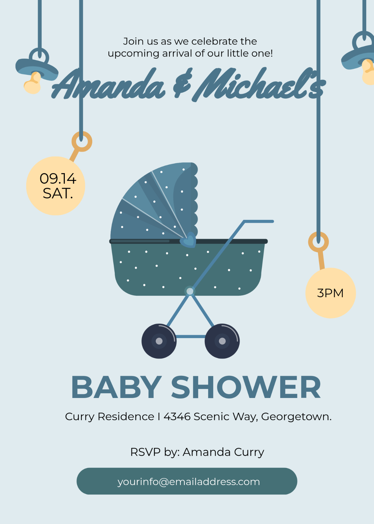 Free Baby Shower Invitation Templates, Editable And Printable throughout Free Printable Baby Shower Invitations