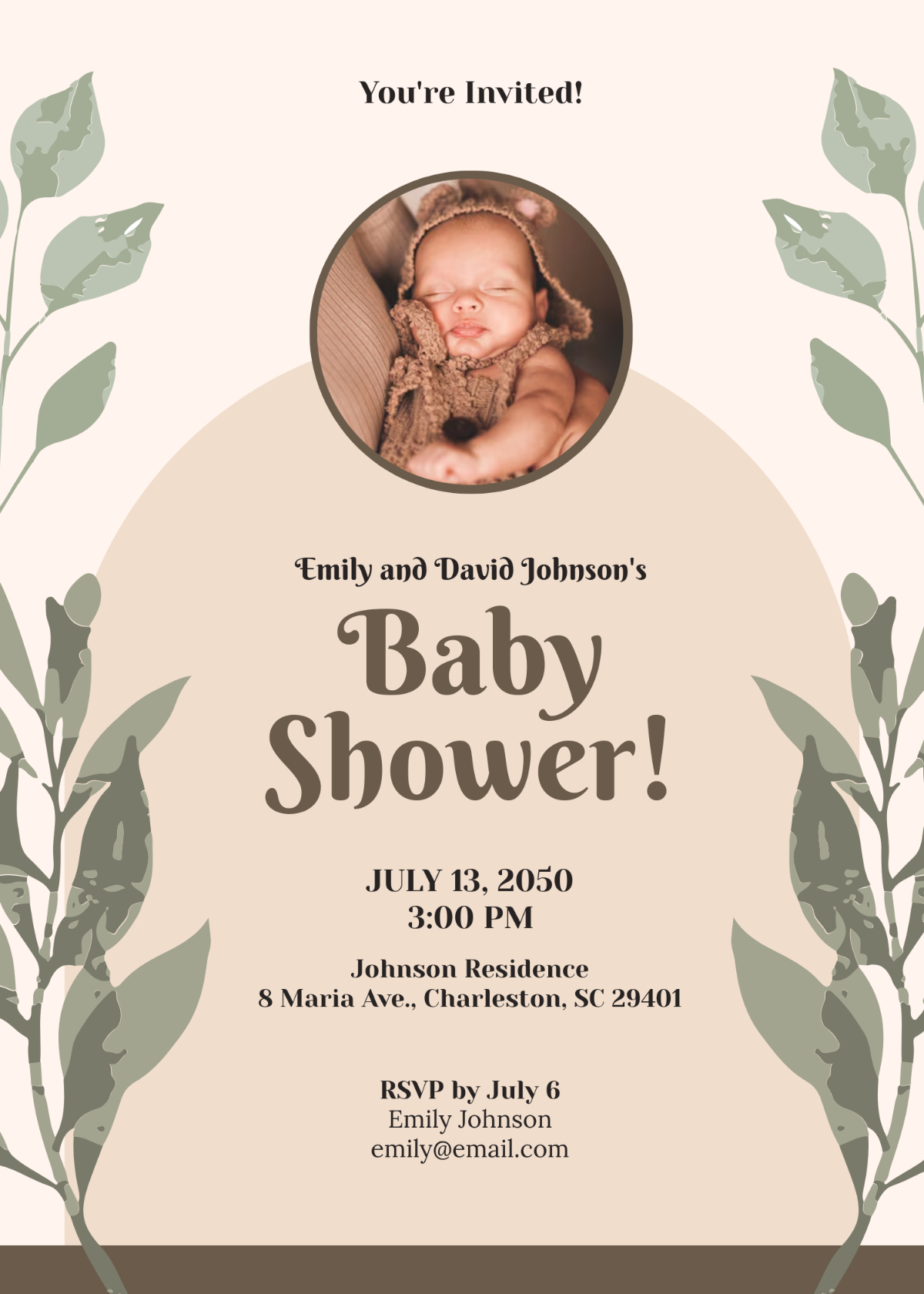 Free Baby Shower Invitation Templates, Editable And Printable throughout Free Printable Baby Shower Invitations