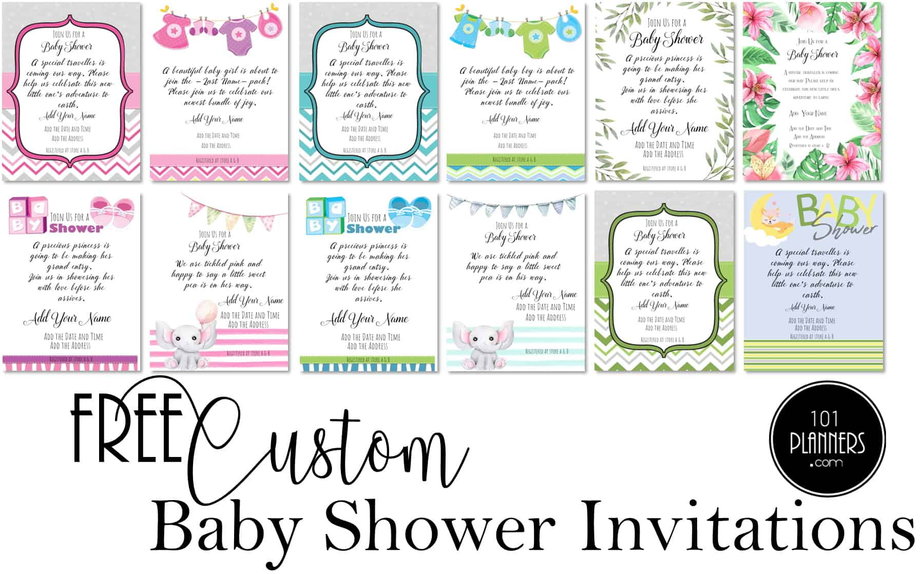 Free Baby Shower Invitations | Customize Online & Print At Home intended for Baby Invitations Printable Free