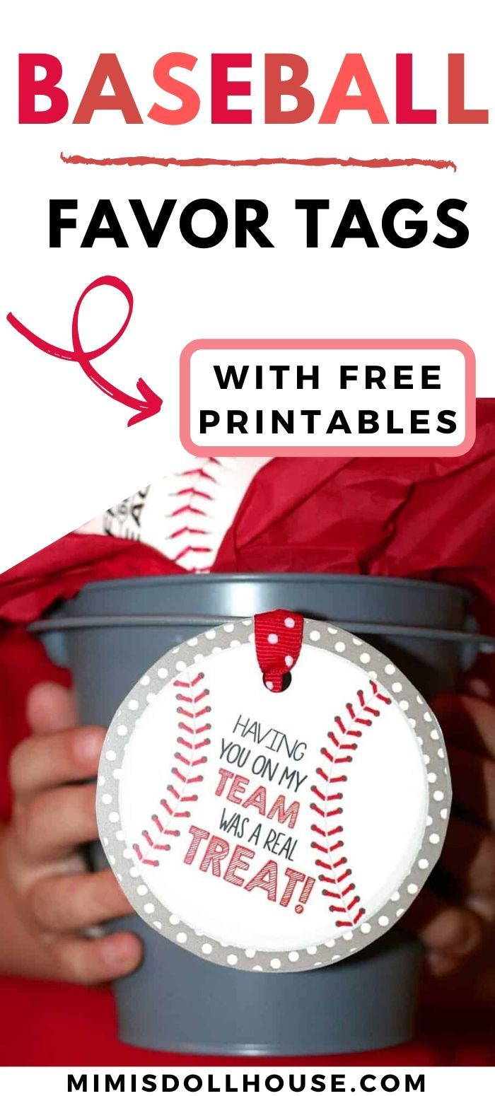 Free Baseball Tags + Rice Krispies TreatsĀ® regarding Free Printable Baseball Favor Tags
