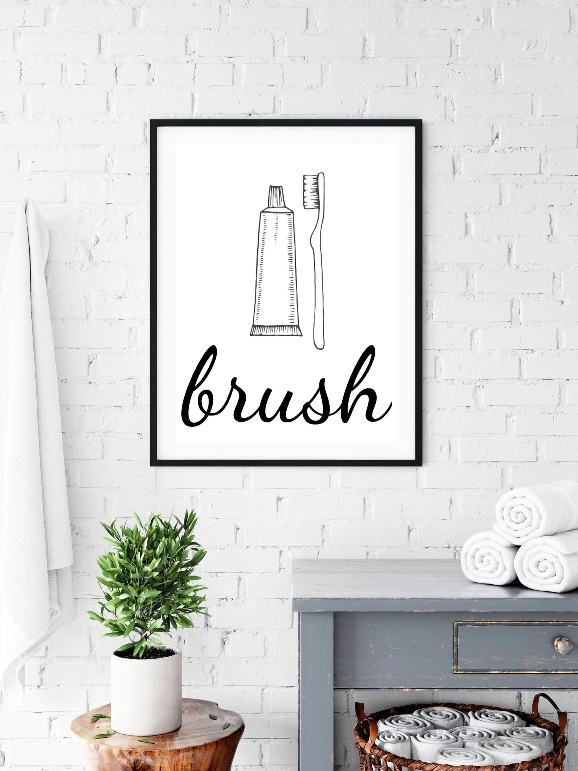 Free Bathroom Printables! – Welsh Design Studio with Free Bathroom Printables