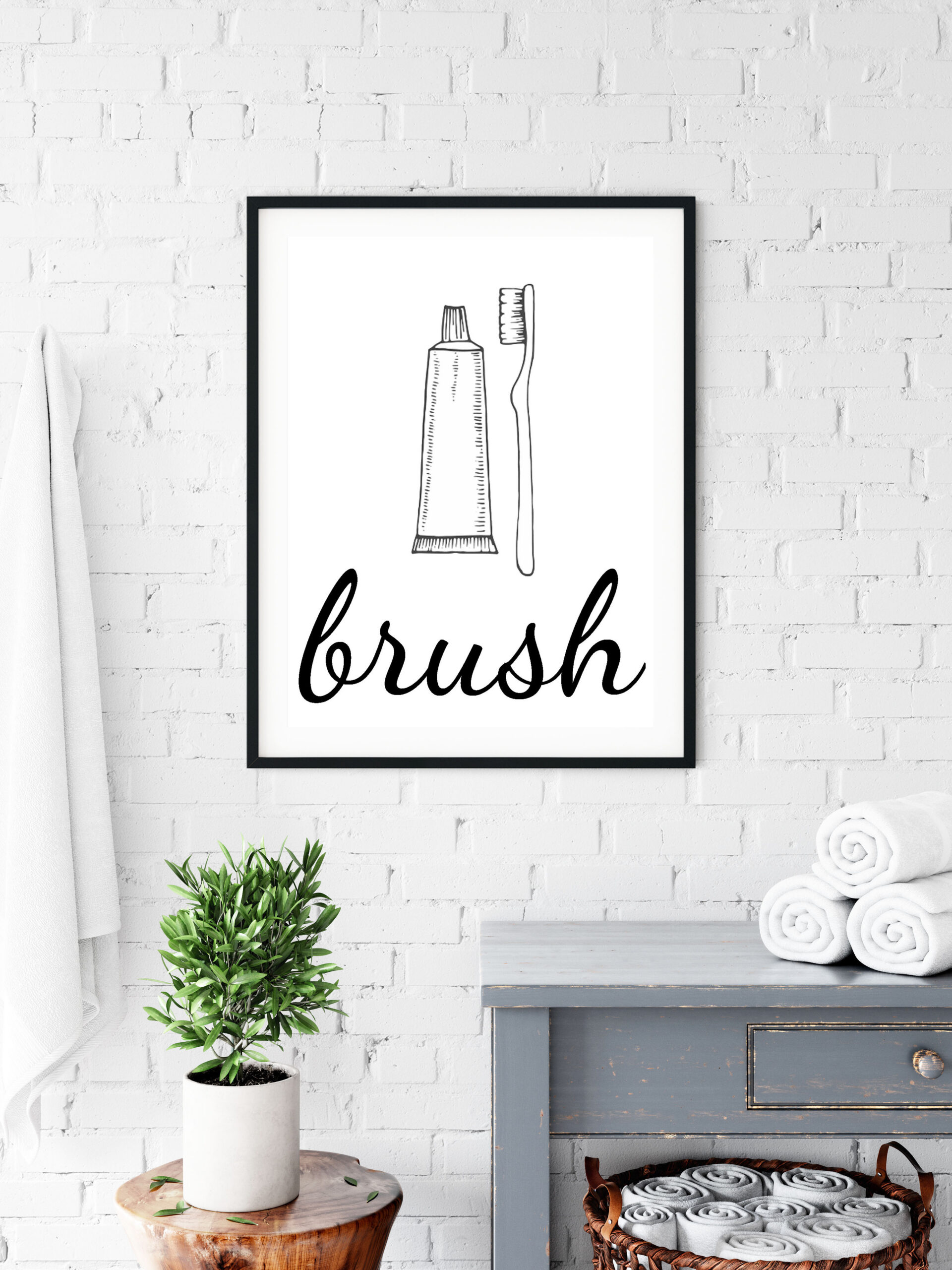Free Bathroom Printables! – Welsh Design Studio within Free Printable Bathroom Pictures