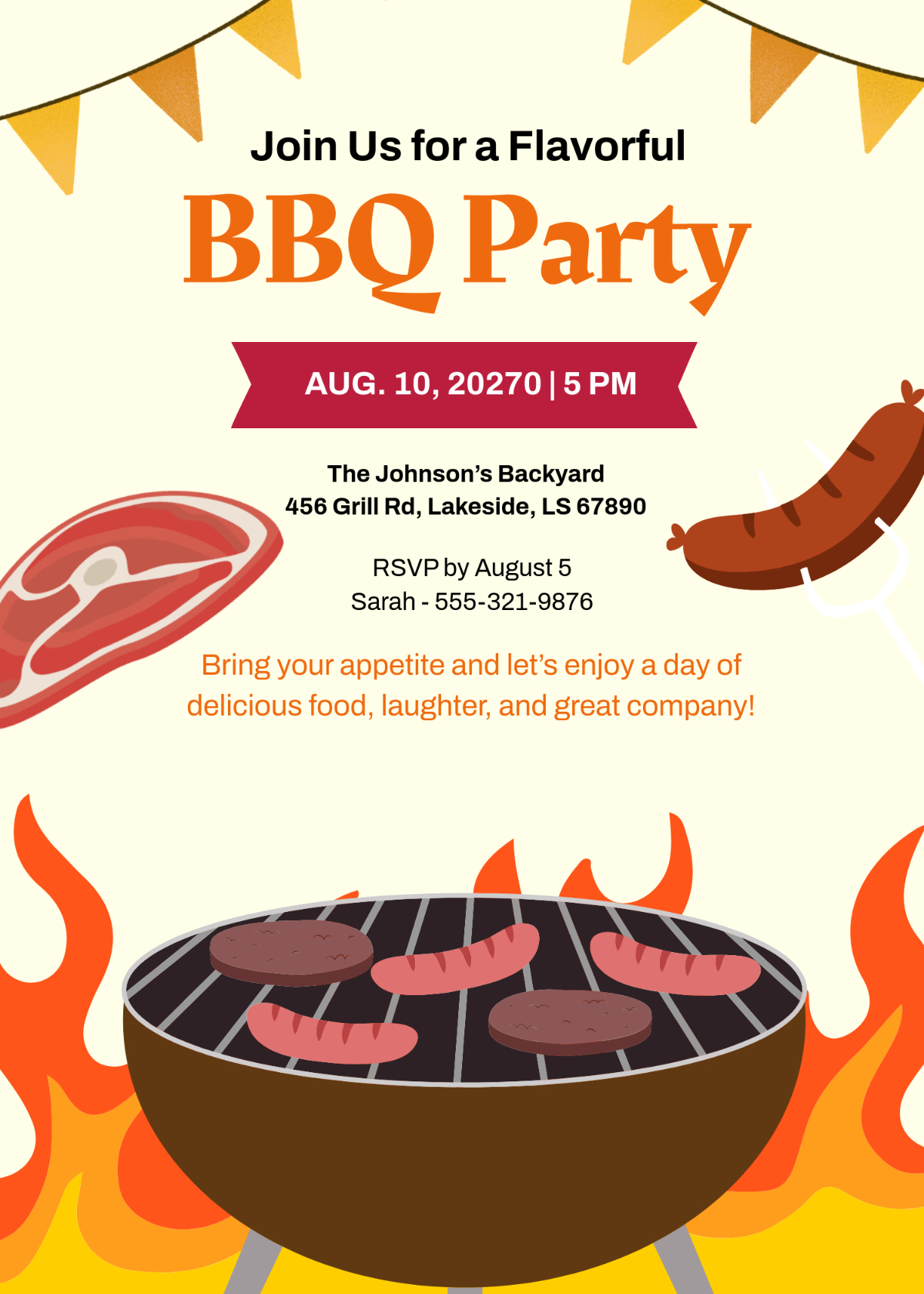 Free Bbq Invitation Templates, Editable And Printable regarding Free Printable Cookout Invitations