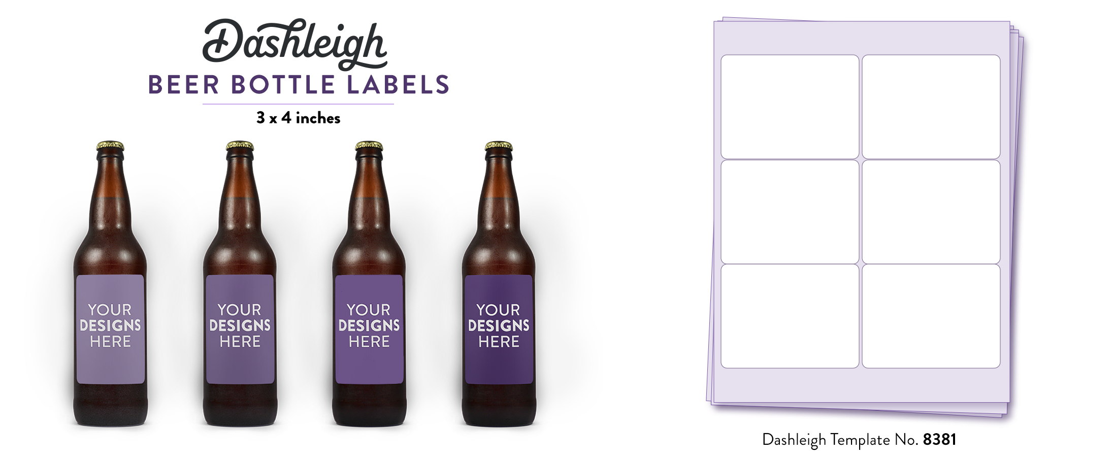 Free Beer Bottle Label Templates For Word, Canva, Adobe -- Learn pertaining to Free Beer Printables