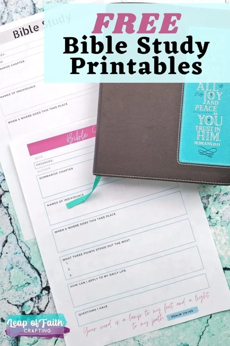 Free Bible Study Printables For Any Part Of The Bible! - Leap Of with regard to Free Printable Kjv Bible Study Lessons