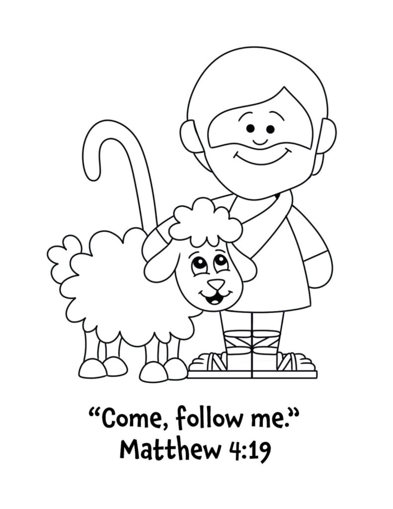 Free Bible Verse Coloring Pages For Sunday School! ⋆ The Hollydog inside Free Printable Sunday School Coloring Sheets