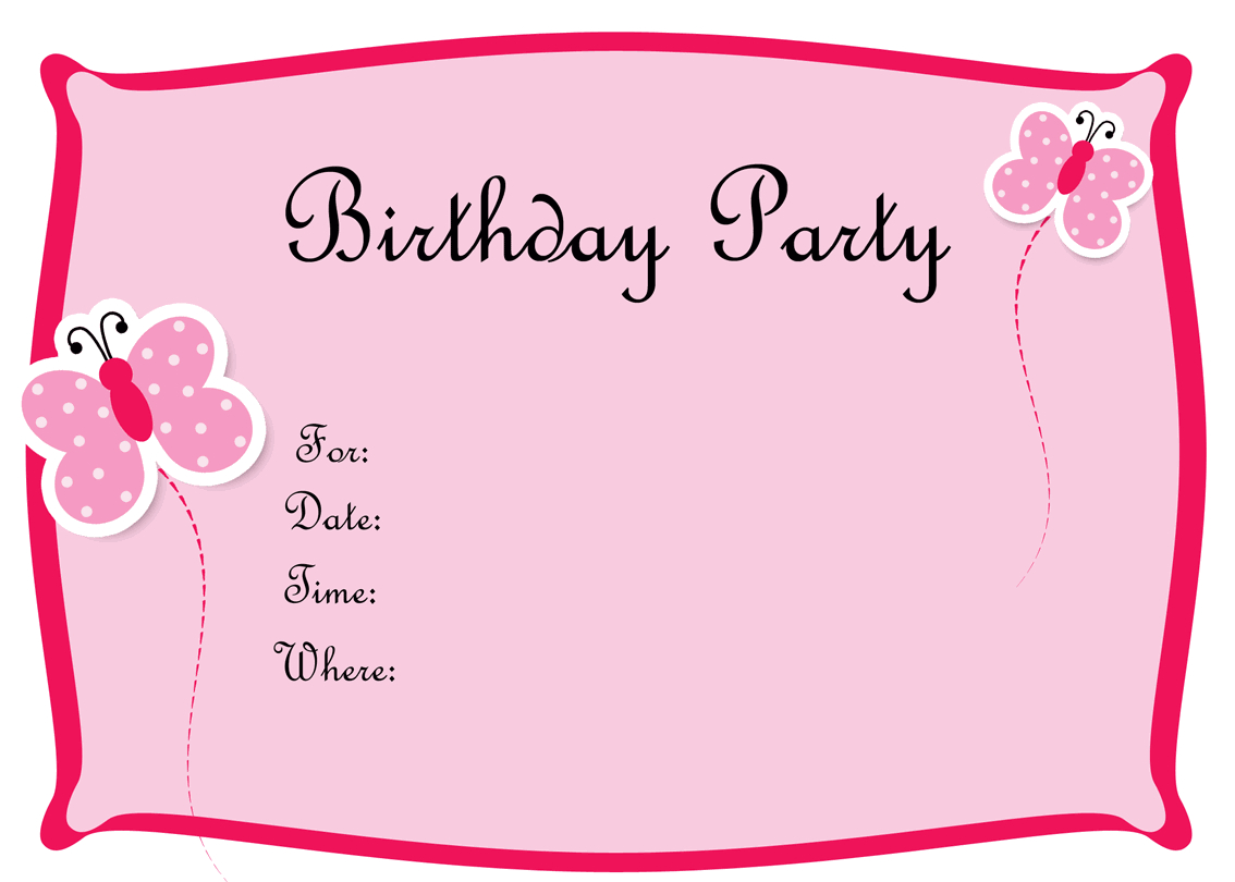Free Birthday Invitations To Print - Drevio : Free And Printable with Printable Invitations Free No Download