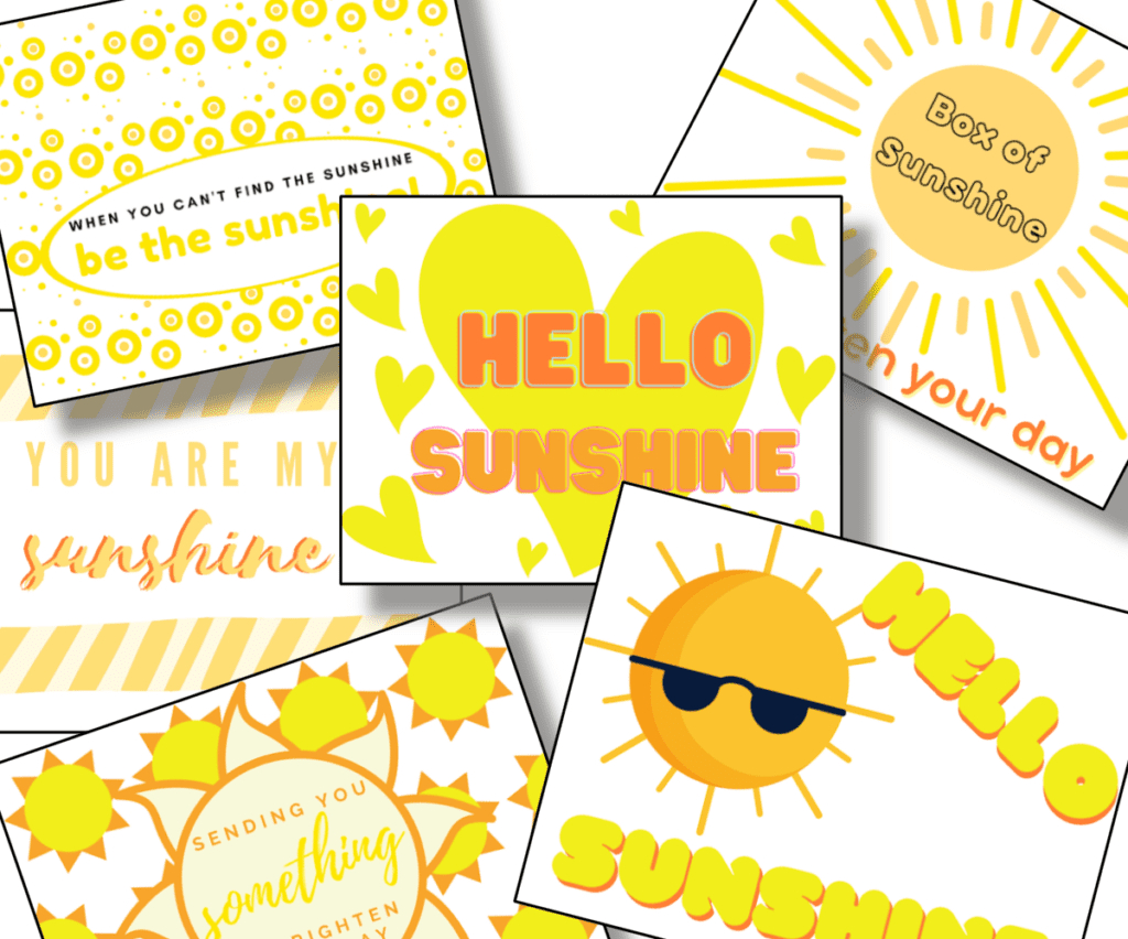 Free Box Of Sunshine Printable - Organized 31 with regard to Box Of Sunshine Free Printable