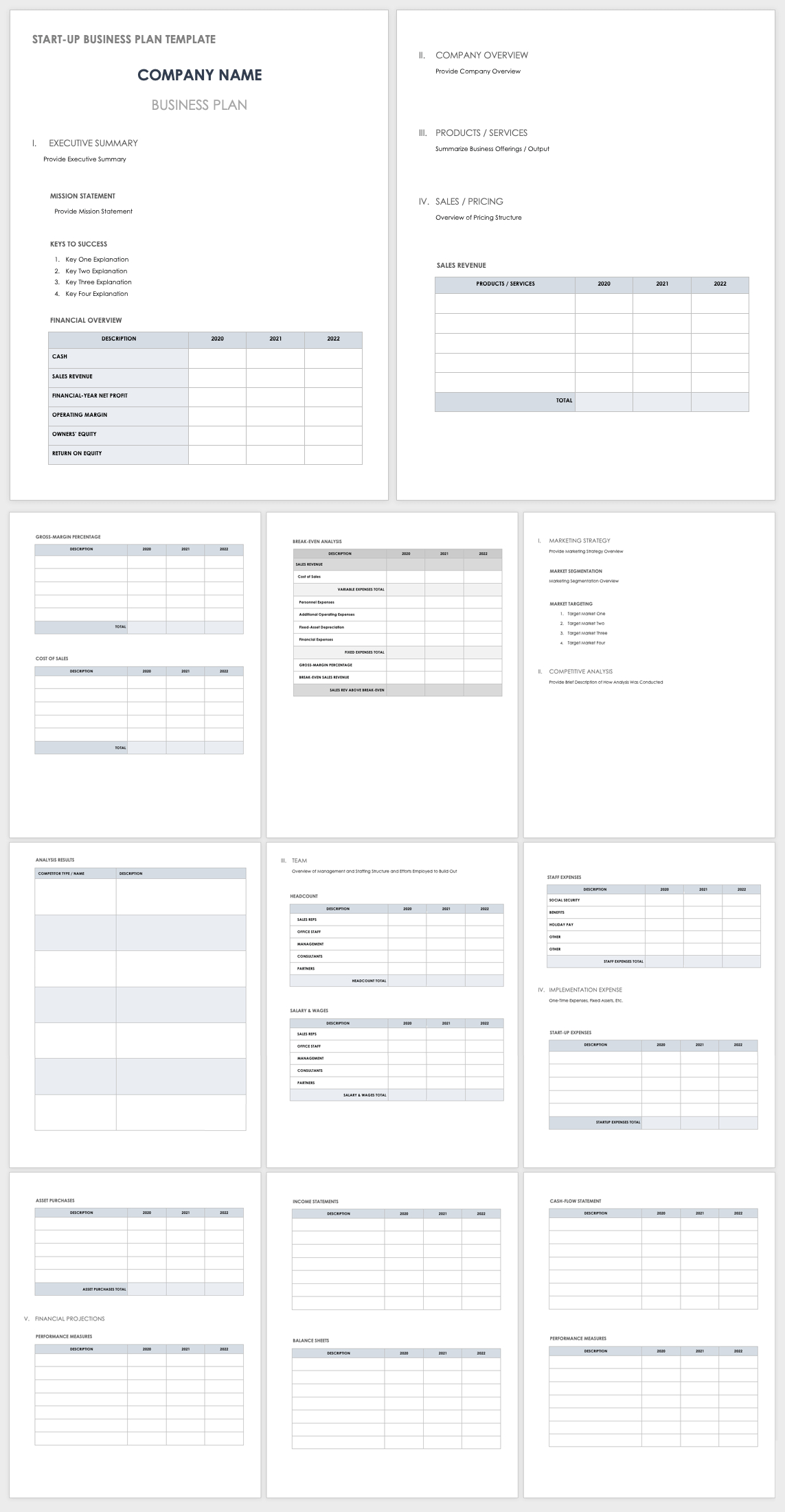 Free Business Templates | Smartsheet in Free Printable Business Templates