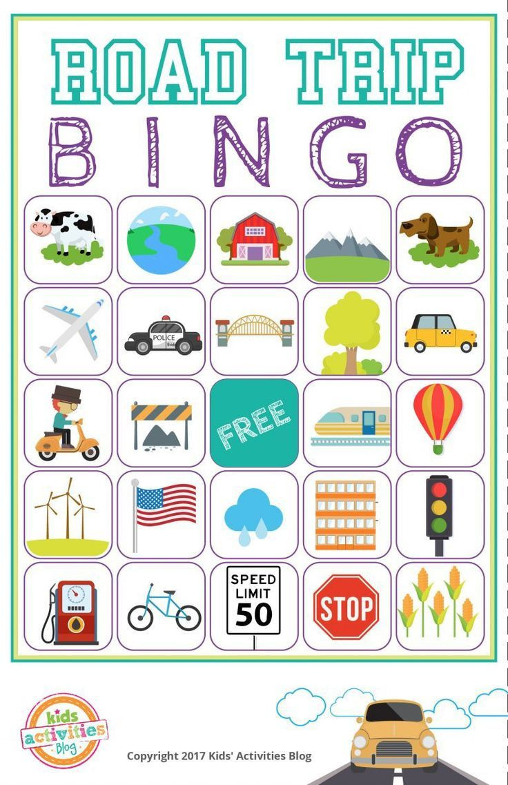 Free Car Bingo Printable intended for Free Printable Car Bingo