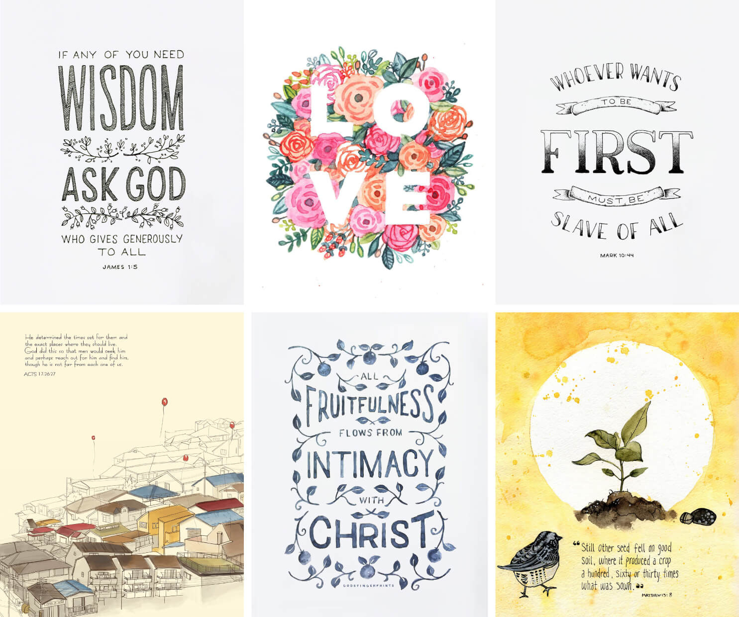 Free Christian Wall Art (12 Printables) - Gods Fingerprints throughout Free Printable Christian Art
