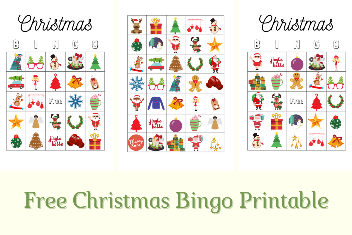 Free Christmas Bingo Game For All The Family This Festive Season inside Free Christmas Bingo Game Printable