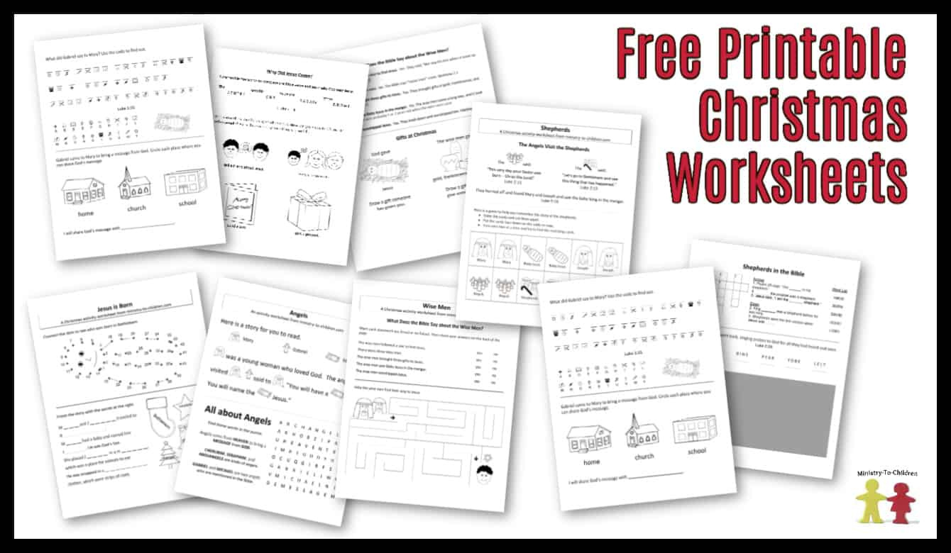Free Christmas Worksheets For Kids (Free Printable Activity Sheets) throughout Free Printable Christmas Plays For Sunday School