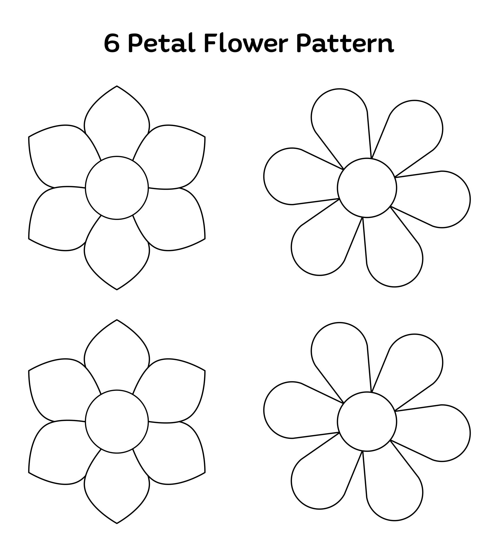 Free Clipart: Flower Love Five Petal Template | Baj - Clip Art with regard to 5 Petal Flower Template Free Printable