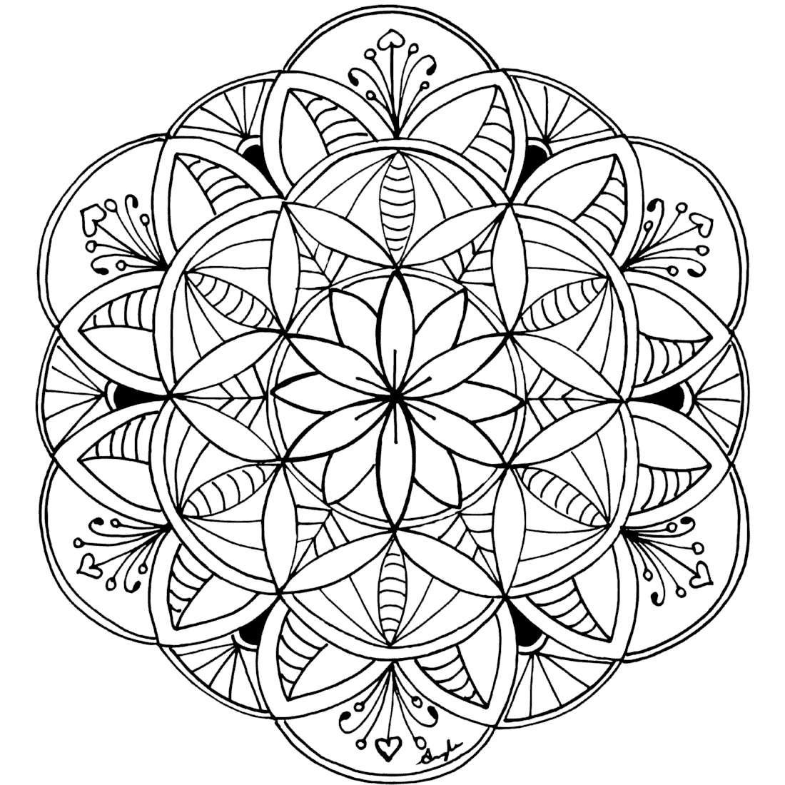 Free Coloring Pages For You To Print - Monday Mandala throughout Free Printable Mandalas Pdf