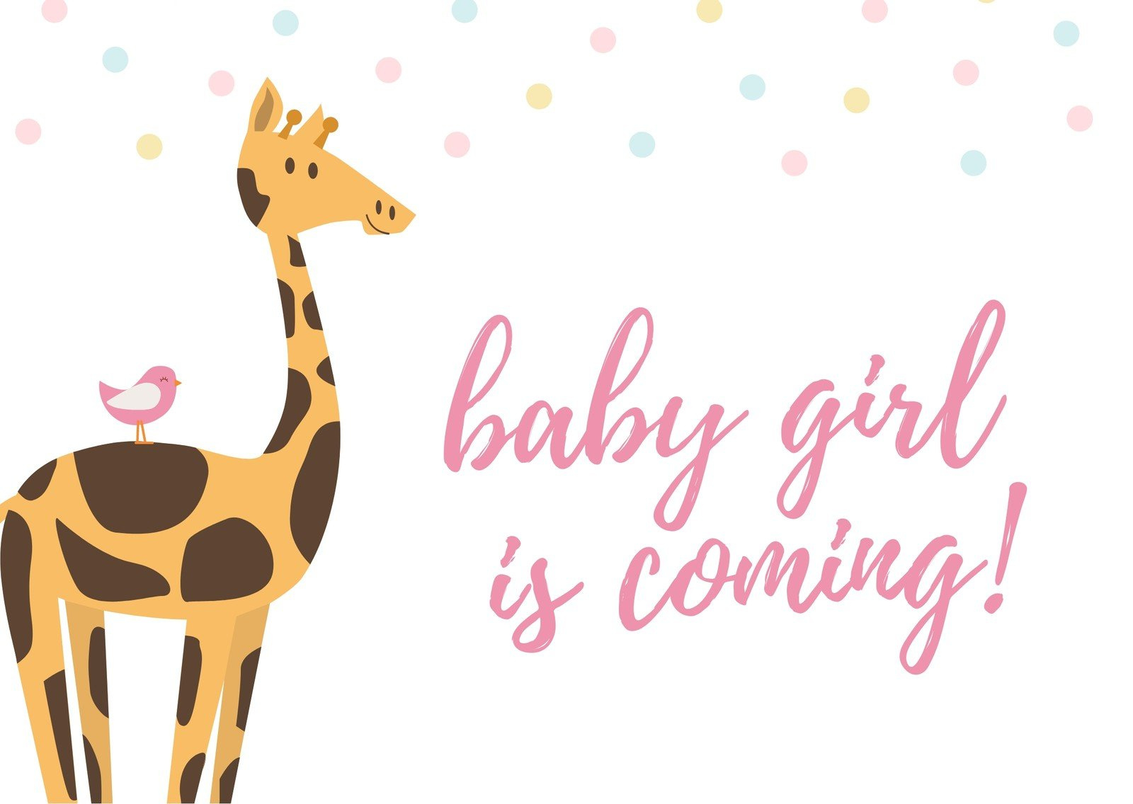 Free Custom Printable Baby Shower Card Templates | Canva pertaining to Free Printable Baby Shower Card