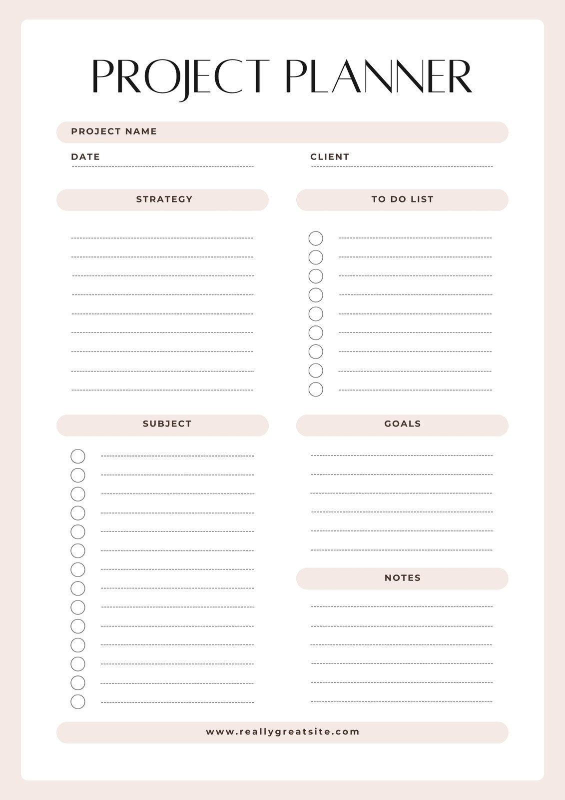 Free Custom Printable Business Planner Templates | Canva intended for Free Printable Business Templates